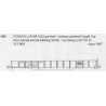 CDS DRY TRANSFER HO-666  PENNSYLVANIA G22 46' GONDOLA - HO SCALE