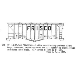 CDS DRY TRANSFER S-600  ST. LOUIS - SAN FRANCISCO SINGLE BAY AIRSLIDE - S SCALE