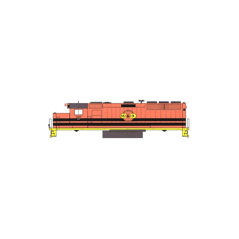 HIGHBALL L-155  ST. LAWRENCE & ATLANTIC DIESEL LOCOMOTIVE - HO SCALE