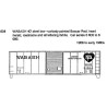 CDS DRY TRANSFER HO-639  WABASH 40'  BOXCAR - HO SCALE