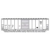 HIGHBALL F-223 MONTREAL MAINE & ATLANTIC 50' BOXCAR - HO SCALE
