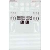 MICROSCALE DECAL 87-603NOS - ELECTRO-MOTIVE-DIVISION DIESEL LOCOMOTIVES - HO SCALE