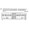 CDS DRY TRANSFER HO-619  WESTERN MARYLAND 40' BOXCAR - HO SCALE