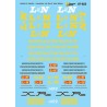 MICROSCALE DECAL 87-823 - LOUISVILLE & NASHVILLE DIESEL LOCOMOTIVES - HO SCALE