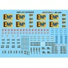MICROSCALE DECAL MC-4263 - EMP 48' CONTAINERS - HO SCALE