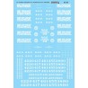 MICROSCALE DECAL 87-59 - RIO GRANDE SOUTHERN STEAM LOCOMOTIVES & CABOOSES - HO SCALE