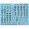 MICROSCALE DECAL MC-4035 - CENTERBEAM FLAT CAR DATA - HO SCALE