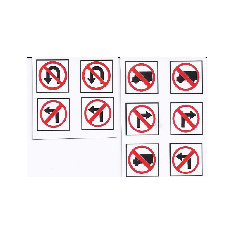 MID-MICHIGAN H004 - TRAFFIC SIGNS - O SCALE