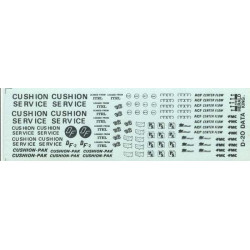 HERALD KING DECAL D-20 - CAR BUILDERS LOGOS & MISCELLANEOUS BOXCAR MARKINGS - HO SCALE