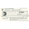 HERALD KING DECAL G-2 - CPRAIL BATHTUB GONDOLA - HO SCALE