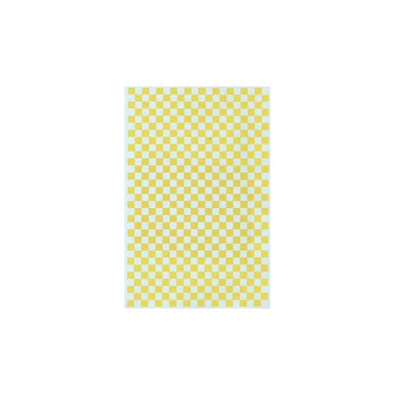 MICROSCALE DECAL CH-6-1/4 - 1/4" YELLOW CHECKERS
