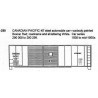 CDS DRY TRANSFER HO-280NOS CANADIAN PACIFIC 40' DOUBLE DOOR BOXCAR  - HO SCALE