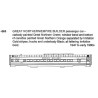 CDS DRY TRANSFER HO-565NOS  GREAT NORTHERN EMPIRE BUILDER PASSENGER CAR - HO SCALE