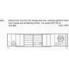 CDS DRY TRANSFER HO-576NOS  MISSOURI PACIFIC 50' DOUBLE DOOR BOXCAR - HO SCALE