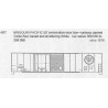 CDS DRY TRANSFER HO-577NOS  MISSOURI PACIFIC 50' DOUBLE DOOR BOXCAR - HO SCALE