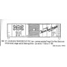 CDS DRY TRANSFER HO-596NOS  ST. LOUIS - SAN FRANCISCO 40'  BOXCAR - HO SCALE