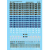 MICROSCALE DECAL 87-794 - DIESEL DATA FOR EMC FT LOCOMOTIVES - HO SCALE