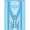 MICROSCALE DECAL 87-1418 - LARRY'S TRUCK & ELECTRIC DIESEL LOCOMOTIVES - HO SCALE