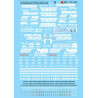 MICROSCALE DECAL 87-1413 - NORFOLK SOUTHERN GENSETS, GP59 & GP60  - HO SCALE