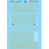 MICROSCALE DECAL 87-1409 - SOUTHERN RAILWAY STEAM LOCOMOTIVES - HO SCALE