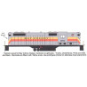 HIGHBALL L-195 BAY COLONY DIESEL LOCOMOTIVE - HO SCALE