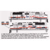 HIGHBALL L-262  VIA RAIL F40PH-2 DIESEL LOCOMOTIVE - DIET PEPSI - HO SCALE