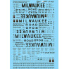 MICROSCALE DECAL 87-1427 - MILWAUKEE ROAD BOXCARS - HO SCALE
