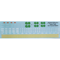 HIGHBALL L-265 GO TRANSIT F59PH - HO SCALE