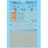 MICROSCALE DECAL 87-1437 - CYRO-TRANS & AMERICOLD 75' REEFERS - HO SCALE