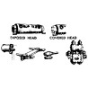 CAL-SCALE 190-2003 - STEAM LOCOMOTIVE ELESCO FEEDWATER HEATER SYSTEM LESS PIPING - HO SCALE