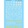 MICROSCALE DECAL 87-1457 - BALTIMORE & OHIO CABOOSES
