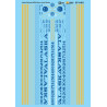 MICROSCALE DECAL 87-1461 - ALASKA RAILROAD MODERN HOOD DIESELS