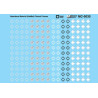 MICROSCALE DECAL MC-5030 - HAZARDOUS MATERIAL PLACARD FRAMES