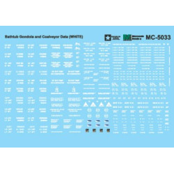 MICROSCALE DECAL MC-5030 - HAZARDOUS MATERIAL PLACARD FRAMES