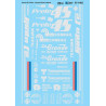MICROSCALE DECAL 87-1462 - ASSORTED RAILROAD TRAILERS - GHOST LETTERING