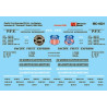 MICROSCALE DECAL MC-4021 - PACIFIC FRUIT EXPRESS REEFER