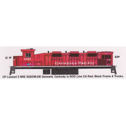 HIGHBALL L-282 CANADIAN PACIFIC NRE GENSET 2100 & 2101