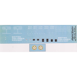 HIGHBALL F-333 BRITISH COLUMBIA RAILWAY 50' NSC BOXCARS