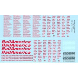 HIGHBALL L-135 RAIL AMERICA DIESEL LOCOMOTIVE - HO SCALE