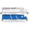 HIGHBALL L-145 CEFX LEASING DIESEL LOCOMOTIVE - HO SCALE