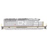 HIGHBALL L-163 CANADIAN NATIONAL ALSTOM DIESEL LOCOMOTIVE - HO SCALE