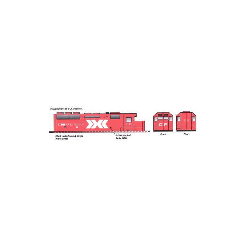 HIGHBALL L-171 CANADIAN PACIFIC XPRESSWAY DIESEL LOCOMOTIVE - HO SCALE