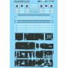 MICROSCALE DECAL 87-1474 - EMD LEASING (EMDX) SOO LINE (SOU) Ex MILWAUKEE "BANDIT" LOCOMOTIVES