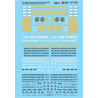 MICROSCALE DECAL 87-1470 - US ARMY, AIRFORCE AND DEPARTMENT OF DEFENSE DODX