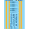 MICROSCALE DECAL 87-1485 - D&H DELAWARE & HUDSON PASSENGER CARS