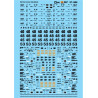 MICROSCALE DECAL 87-1486 - WELL CAR COMMON DATA - BLACK