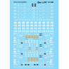 MICROSCALE DECAL 87-1487 - WELL CAR COMMON DATA - WHITE