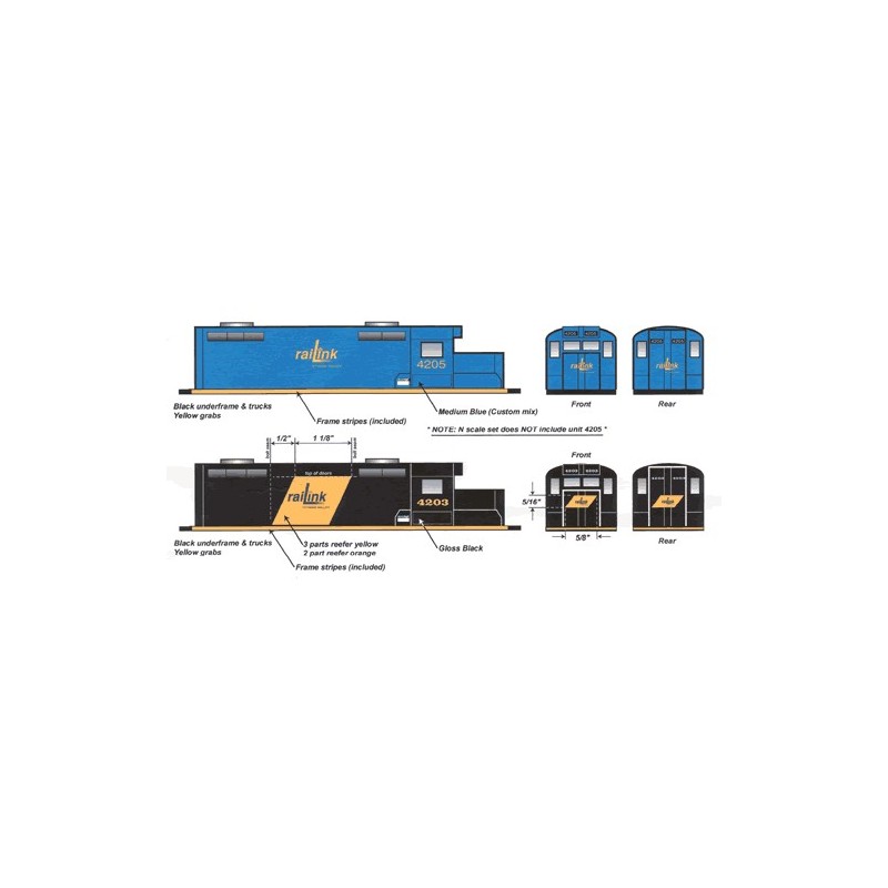 HIGHBALL L-178 OTTAWA VALLEY RAILINK DIESEL LOCOMOTIVE - HO SCALE