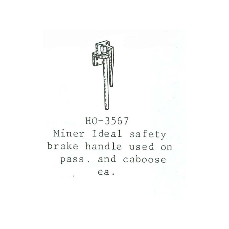 PSC 3567 - PASSENGER CAR MINER HAND BRAKE LEVER