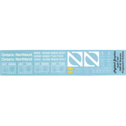 HIGHBALL F-347 ONTARIO NORTHLAND 40' BOXCAR - PROGRESSIVE SCHEME